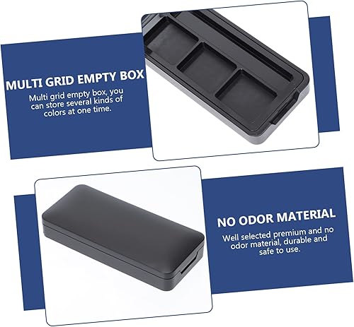 4pcs Multi- Shadow and Case Refillable Makeup Organizer for Travel Blush Loose Powder and Cosmetics for