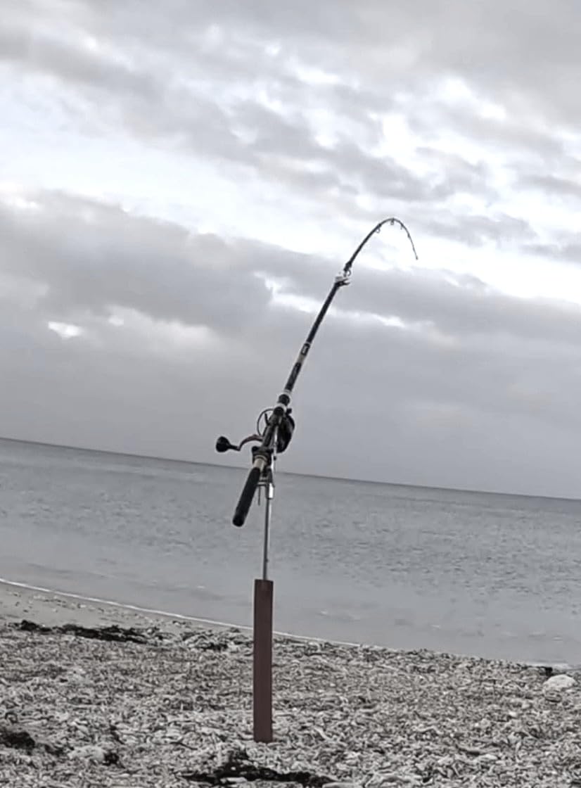 Amazon | (FKS)ネジ式ピトン竿受け用サーフロッドスタンド50㎝ サーフ