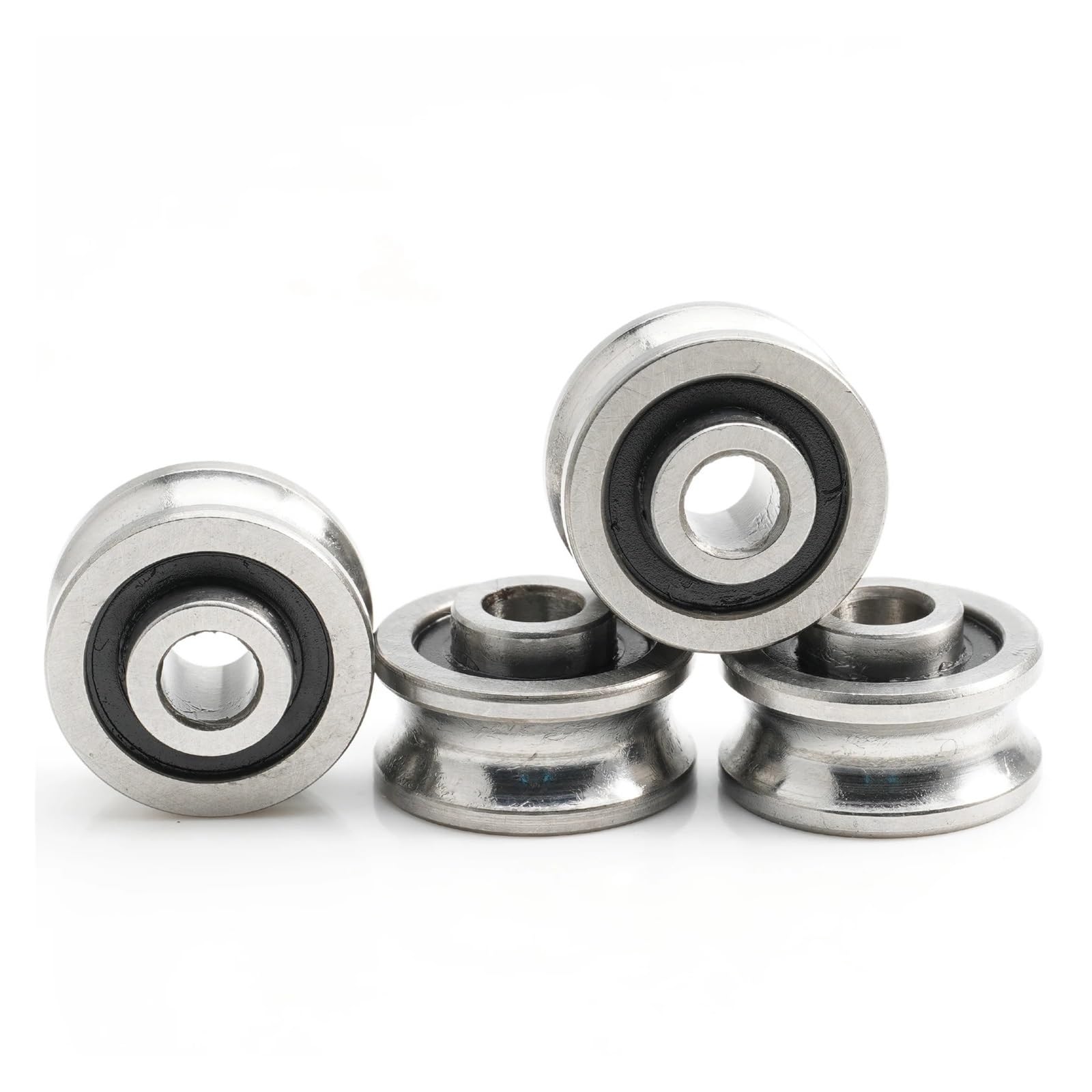 Rulli di scorrimento SG15-2RS con cuscinetti for macchine da ricamo con scanalatura 10 pezzi