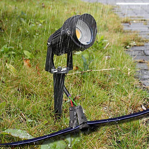 Hyefomw Low Voltage Landscape Lights Cable Connectors 12-16 Gauge Landscape Wire Connector Outdoor Led Low Voltage Landscape Lighting Path Garden Yard Flood Spotlights #TOP6