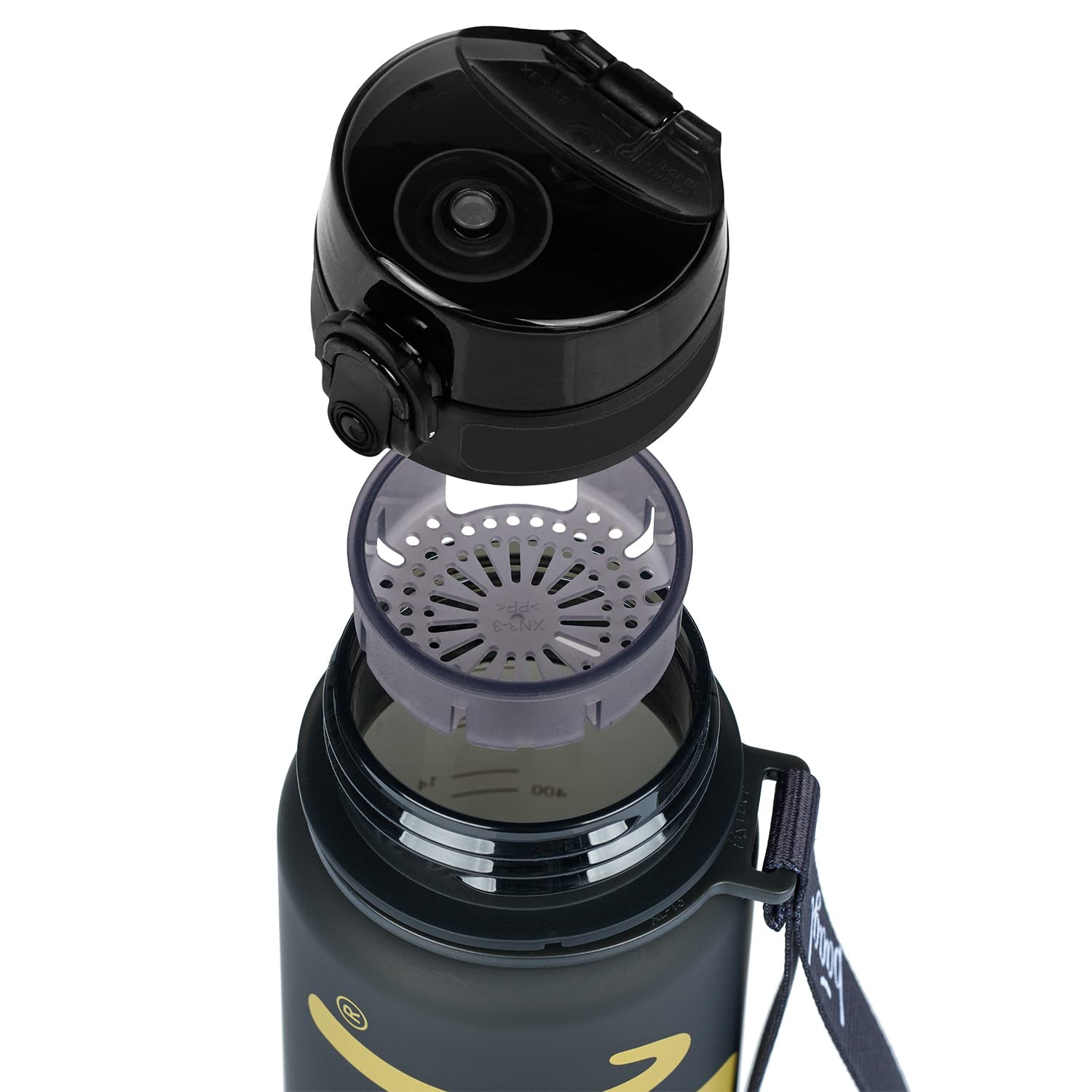 Gourde de Sport en Tritan 500 ml - Insert à Fruits, Passoire à Fruits