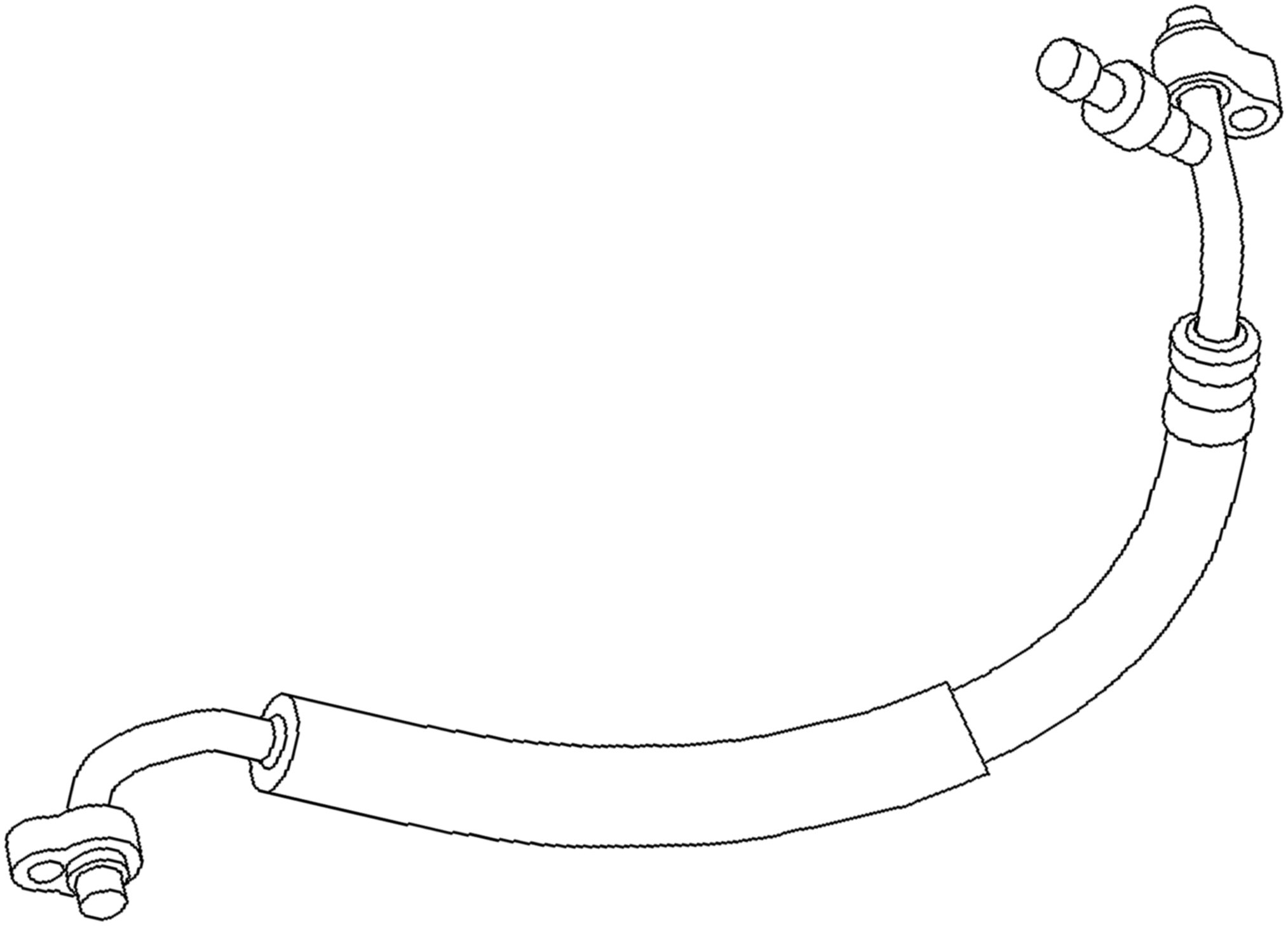 ACDelco GM OE/GM Genuine Parts 1532247 Hoses And Pipes - A/C Hose Assembly For Sale Online