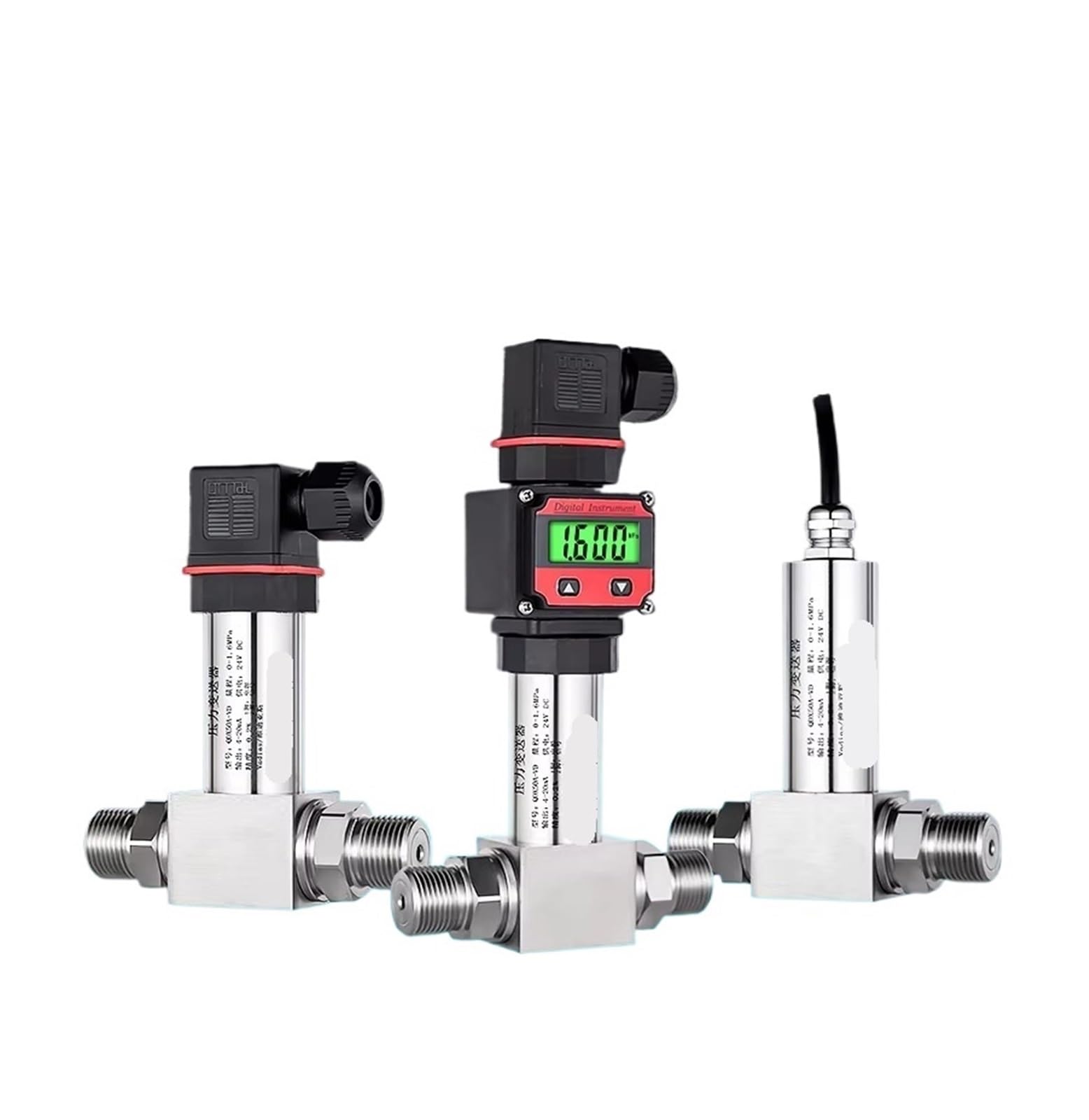 MXXDMOPD Differential Pressure Transmitter 30kpa 100kpa 6Mpa 1Mpa 4-20mA 0-10VWind Pressure Micro Hydraulic Sensor 4-20mA(0-10v G1-4,0-1Mpa)