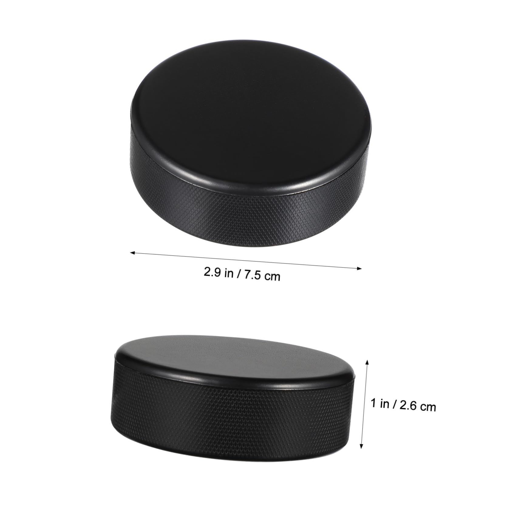 UPKOCH 24pcs Puck Hockey Accessory Hockey Equipment Foam Hockey Balls Hover Party Indoor Hockey Practice Ice Hockey Balls Hockey Training Equipment Hockey Favors Field Hockey Balls Black