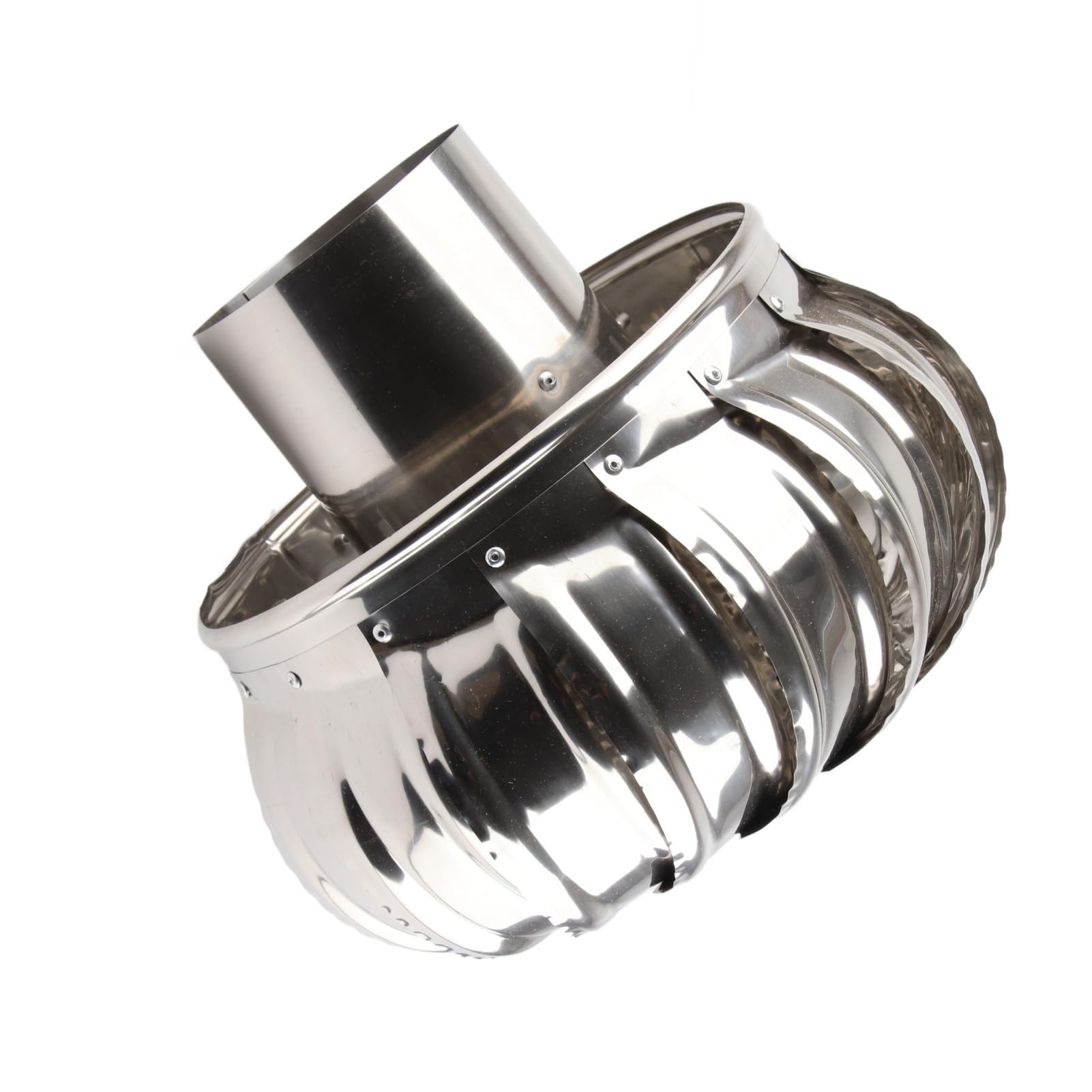 Walfront Ventilatore in Acciaio Inossidabile Ventilatore a Turbina a Turbina con Rotazione Automatica per Ventilazione della Soffitta per Tutto il Tempo