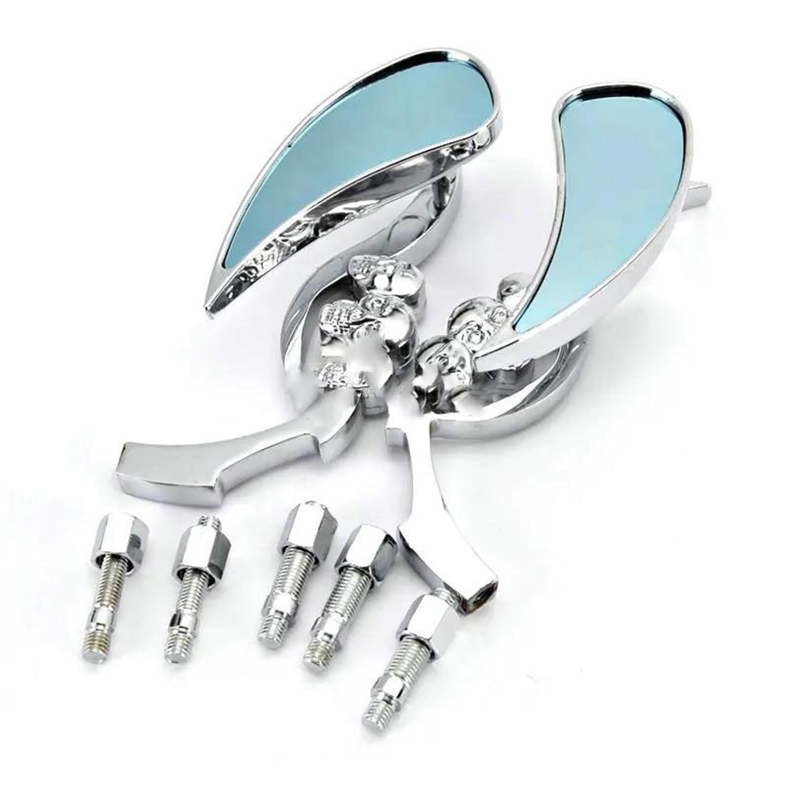 Retrovisores de calavera para motocicleta Vulcan VN