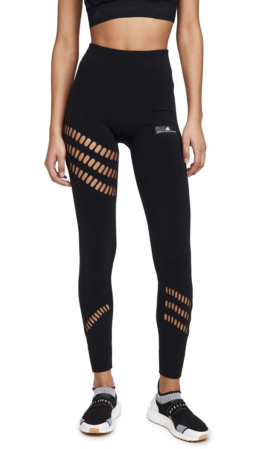 adidas by Stella McCartney Women's Warpknit Tight Leggings, Black