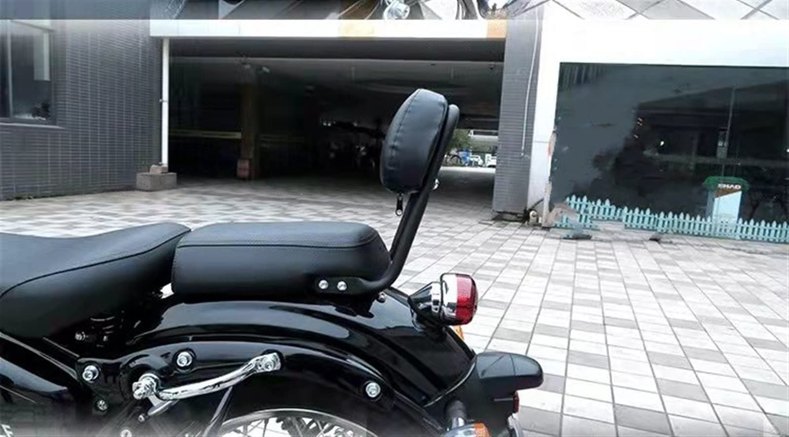 NINOMA Schienale Moto Staccabile Posteriore Passeggero Sissy Bar Pad di Ricambio per Benelli Imperiale 400 Coda gobba