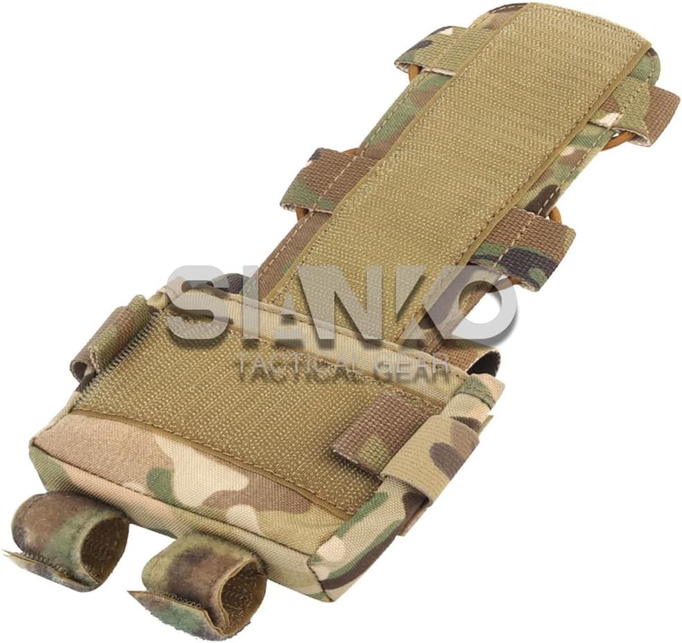 Tactical Helmet NVG Battery Pack Case Storage Pouch,FAST/MICH MK/AF Helmet Accessories Counterweight Bag (Multicam)