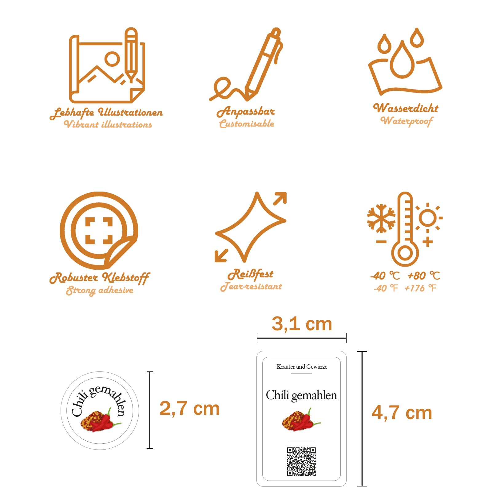 90 Gewürz Etiketten Deutsch/aufkleber gewürzetiketten rund, etiketten gewürzgläser eckig, gewürzaufkleber gewürzetiketten selbstklebend, gewürzaufkleber rund, gewürzgläser schwarz/spice jars