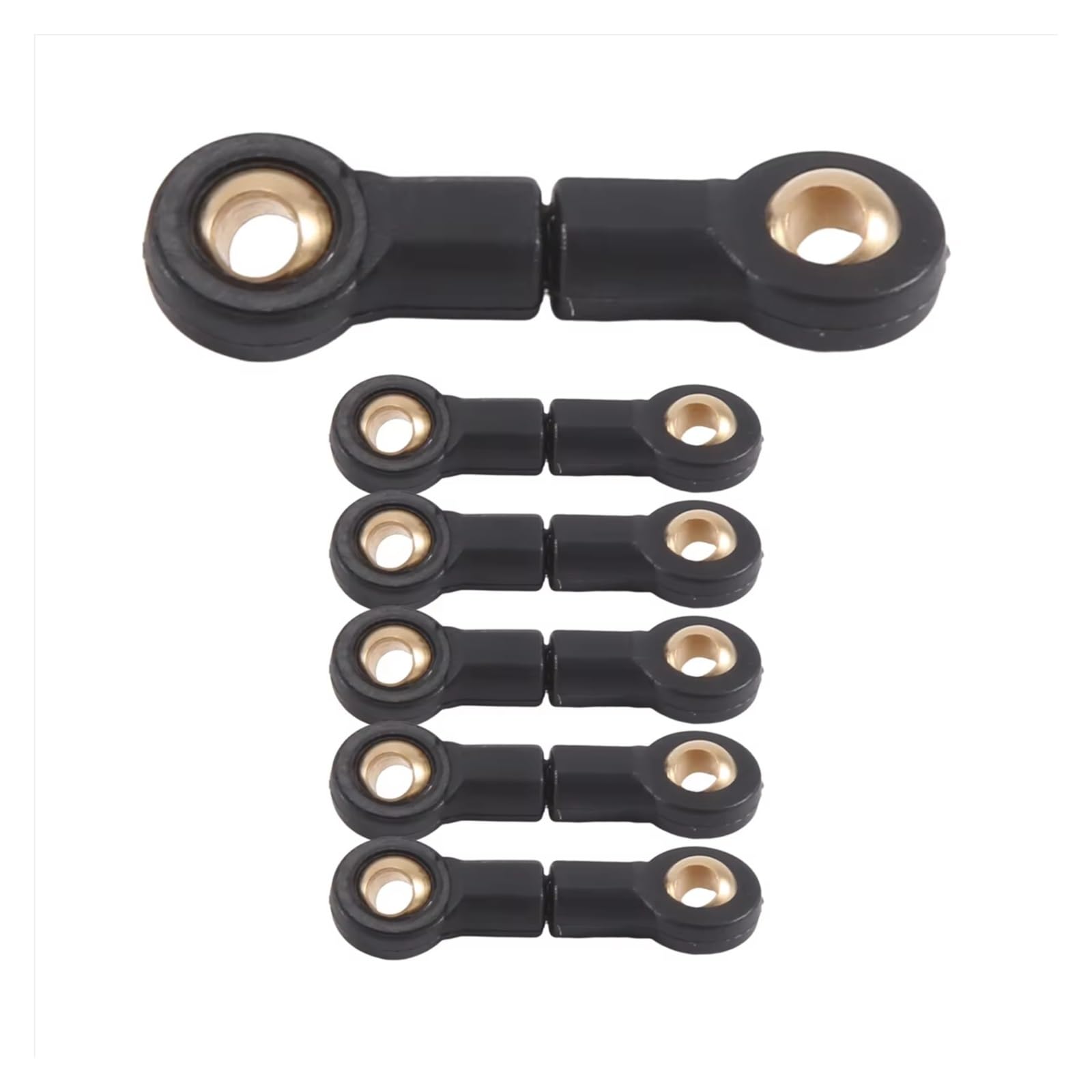 Rc Special Connecting Rod for B16 B36 6Pcs Metal Rear Axle Seesaw Ball Rod Connector Links Rod Rc Car Tracked Vehicle Parts and Accessories Upgrade Replacement Use