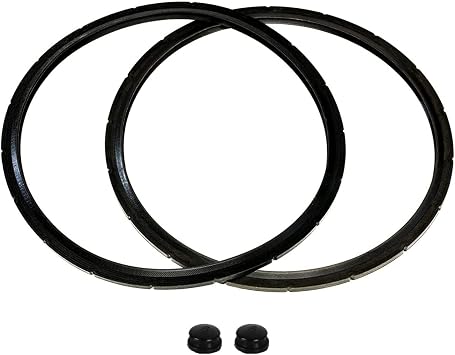 2-Pack 09936 Pressure Canner Sealing Ring & Overpressure Plug fits Presto 0126002 0136102 0136403 0136304 0136001 0216001 Pressure Cooker 4 6 Quart Cooker Pressure Canner Parts