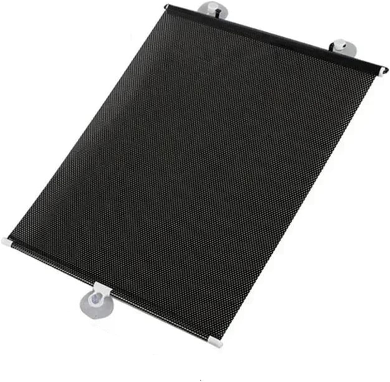 ONEMAJI Car Window Shade for Renault Espace 6 VI 23-26, Car Sun Shade Windshield Telescopic Retractable Sun Blind Mesh Hitzeschutz Black Sunshade Foldable