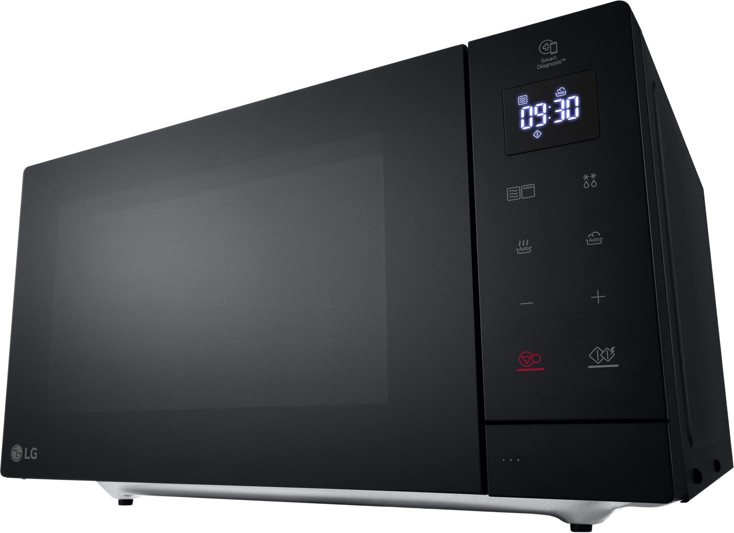 LG MH7032JAS Mikrowelle (30 L, 1000 W) mit Grill (LED-Display, 28 Automatikprogramme, pflegeleicht), Schwarz