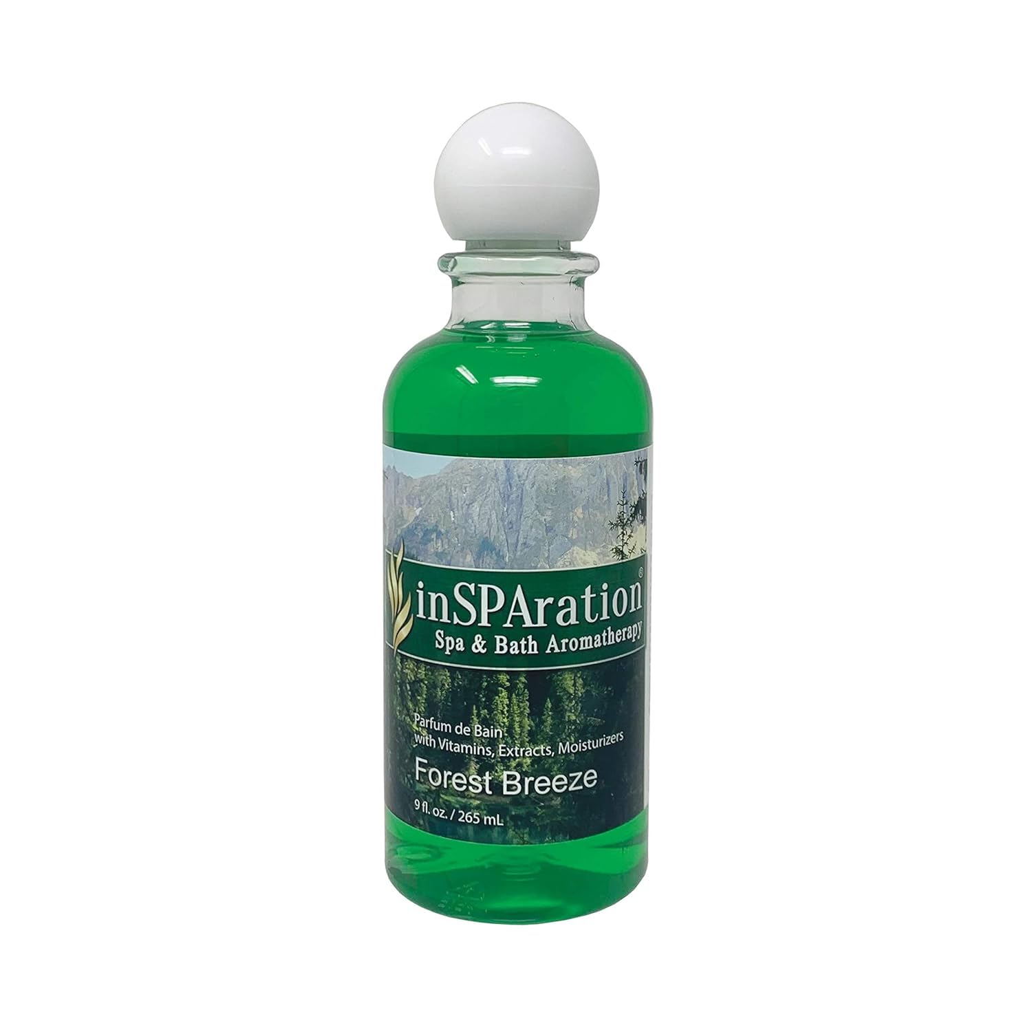 inSPAration Spa and Bath Aromatherapy 115X Spa Liquid, 9-Ounce, Forest Breeze