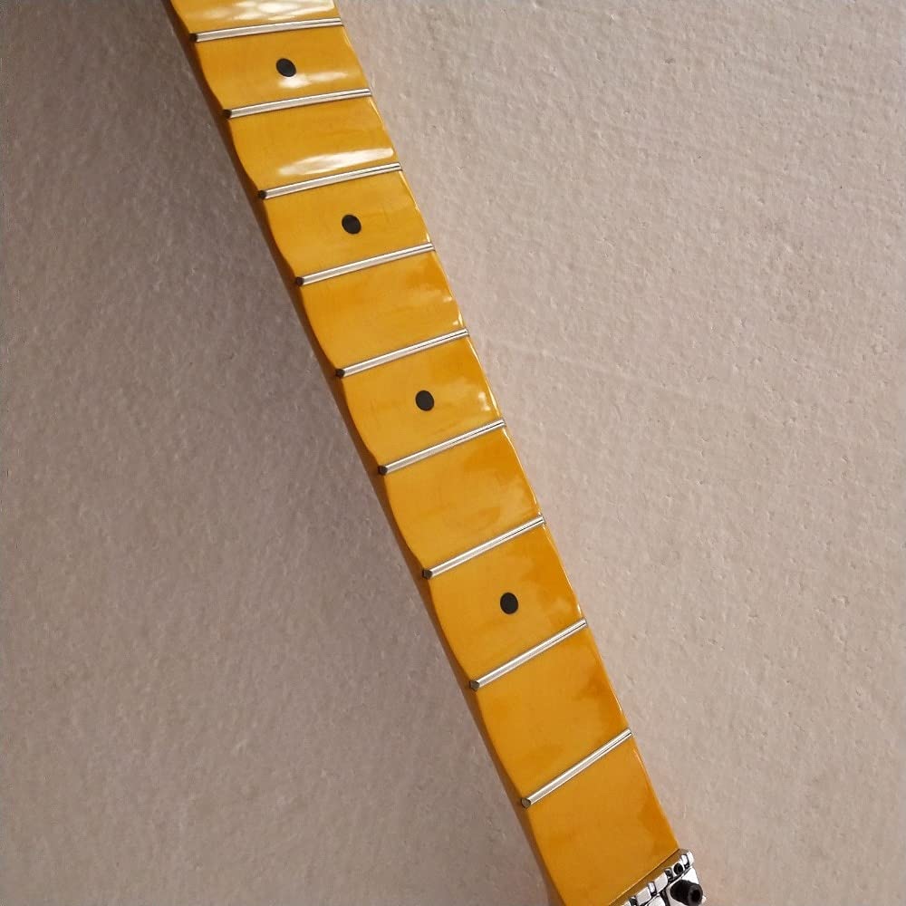 Amazon.co.jp: 1ピースリバースヘッドストックフルスカラップギター