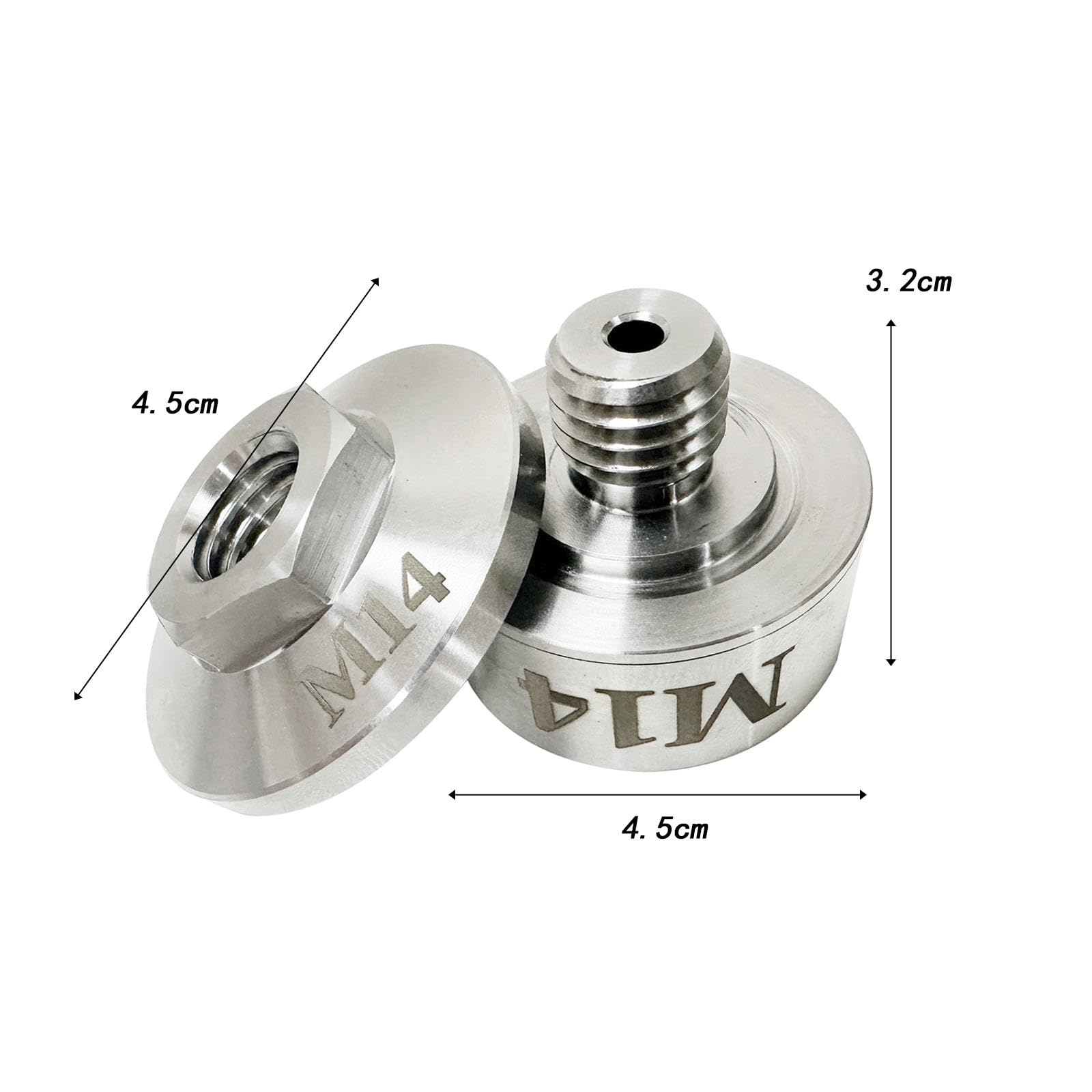 Digirit 工具、14.15.16T、アダプター Raizi X ロックアダプター M14 または 5/8-11 スレッドダイヤモンド