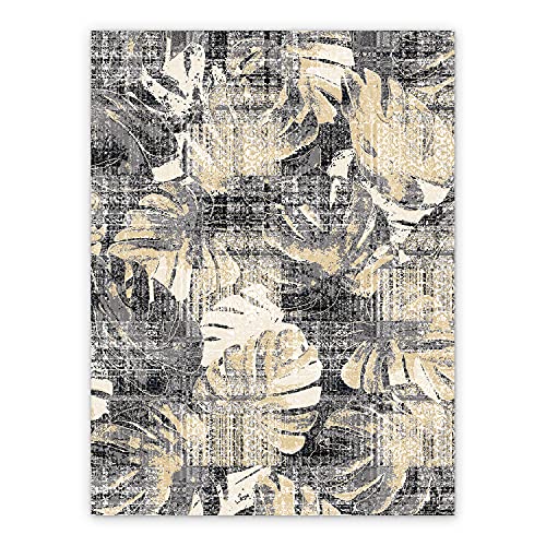 Tapis de cuisine en vinyle étanche 150x198cm lavable pour protéger le sol