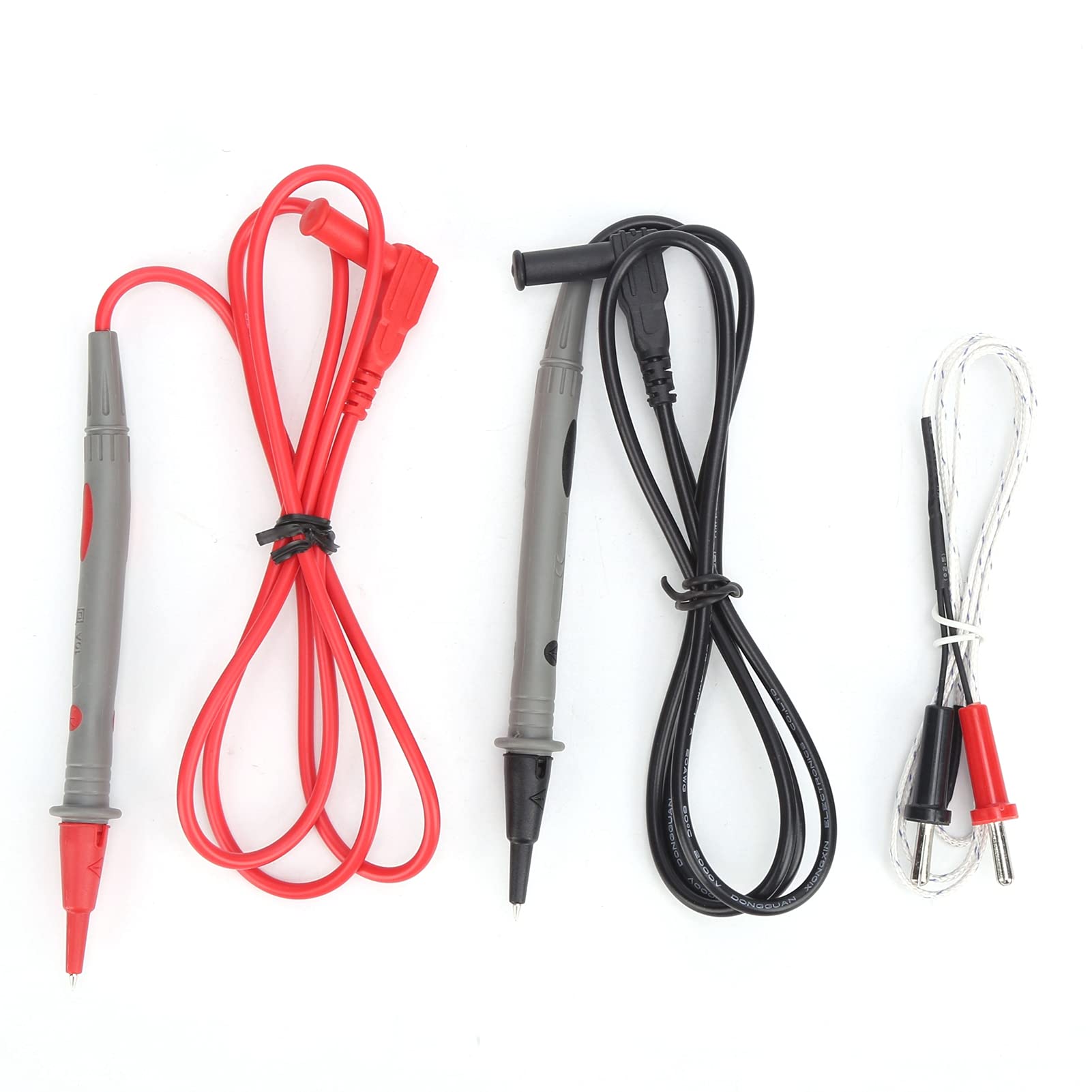 Yosoo Health Gear Pinza Amperometrica Digitale ABS Pinza Amperometrica AC DC 1000A 6000 Conteggi Vero RMS NCV Temperatura Fino a 1832 °F per Test Sui Motori Campo di Laboratorio HVAC Domestico