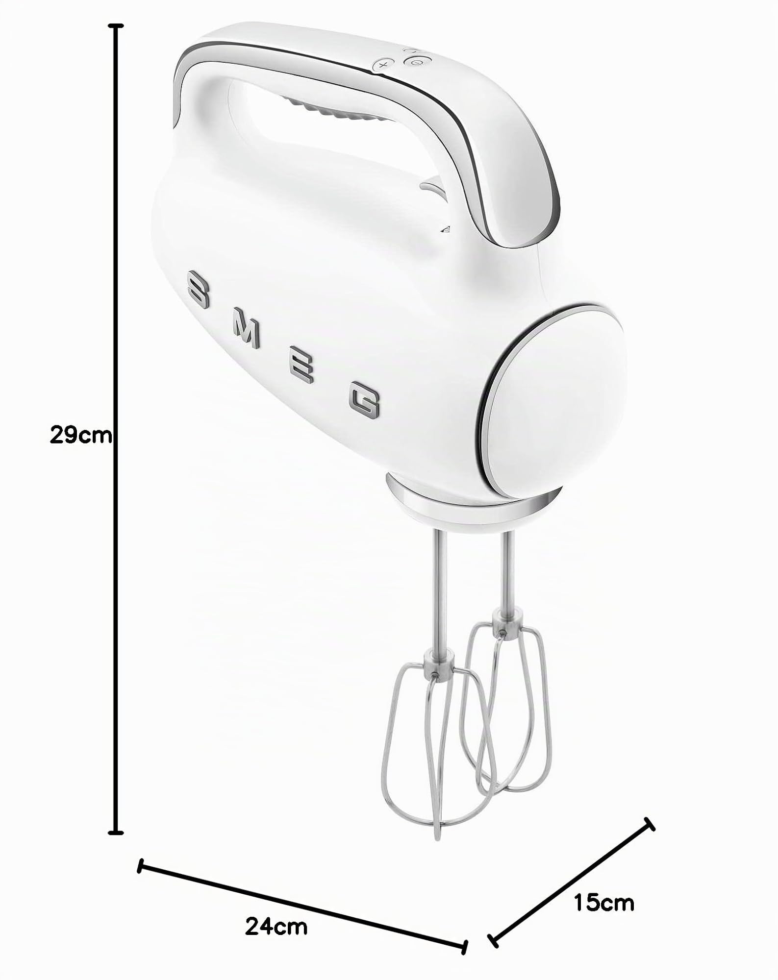 SMEG HMF01WHEU, Batidora de mano 50's Style, White