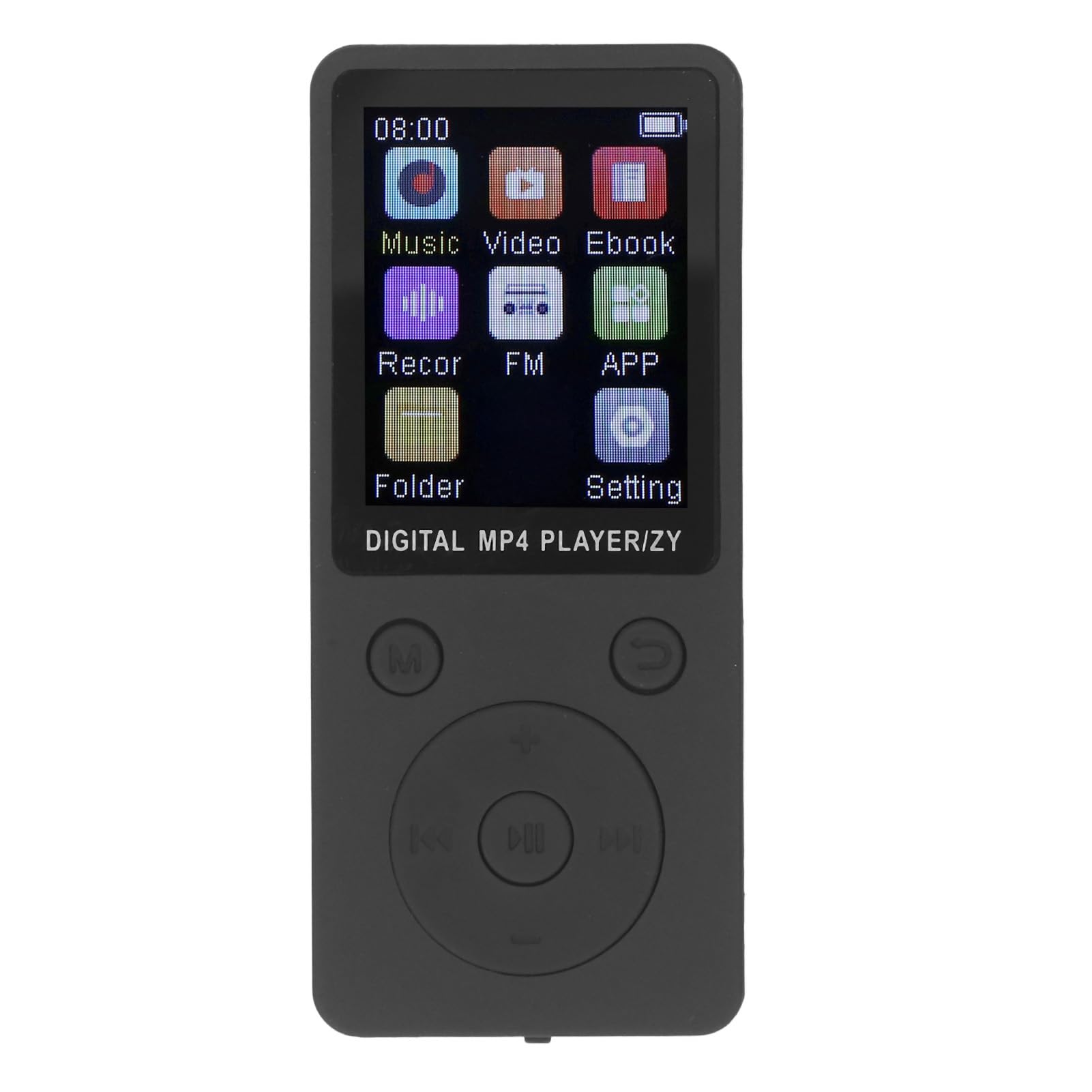 MP3 Player with Bluetooth HiFi Sound 1 8 Inch Screen Portable Music Player with Earphones Noise Reduction Mp4