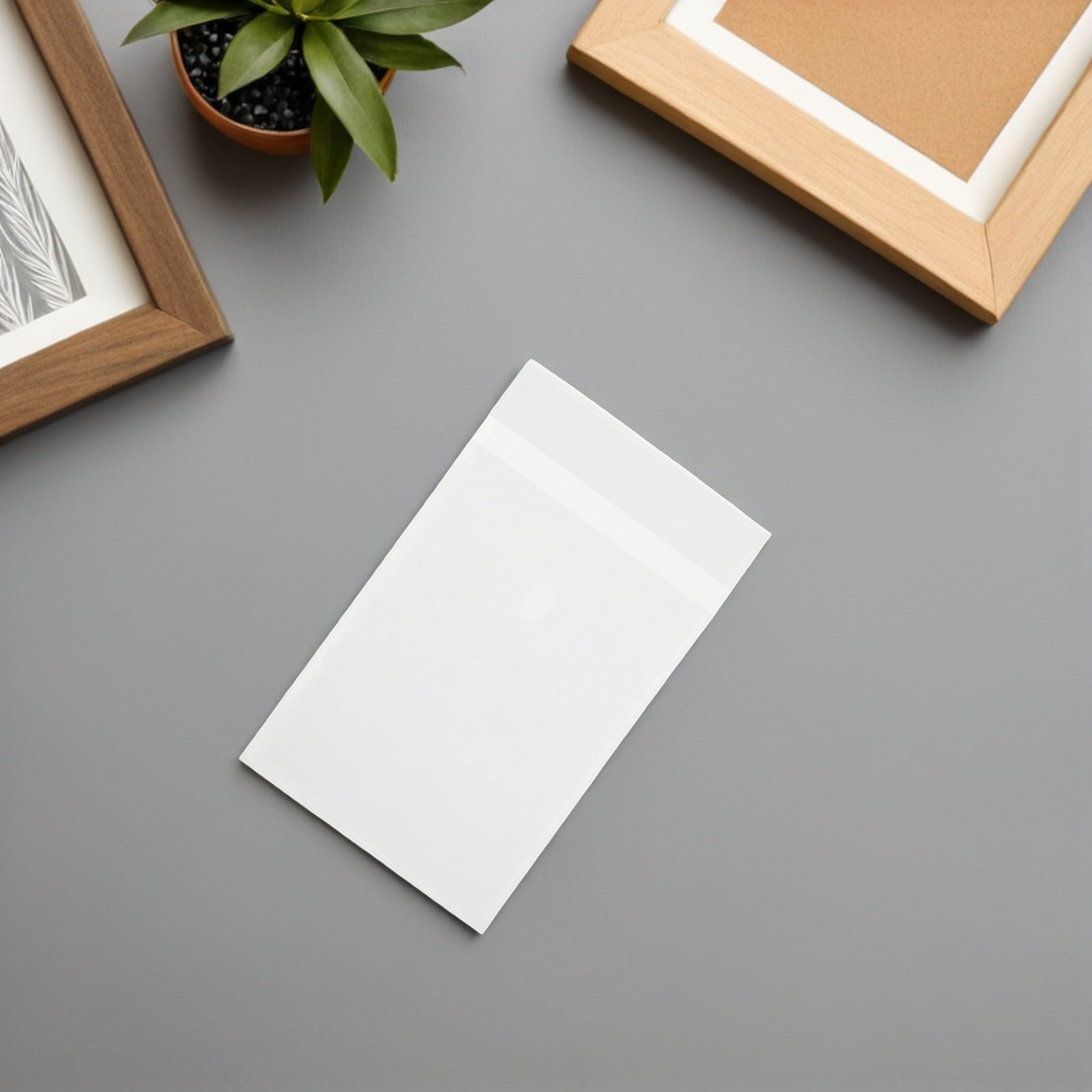 200 Stück Halbdurchsichtige Glasine Umschläge aus Pergamentpapier mit Selbstklebendem Verschluss Leichte und Vielseitige Kleiner Umschläge für Karten und Dokumente Beim Schnellen