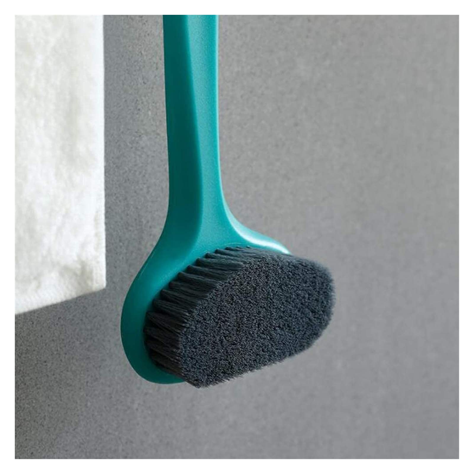 Rückenschrubber-Bürste Mit Langem Griff – 2-in-1 Mit Weichen Borsten & Netzschwamm, Für Peeling & Reinigung
