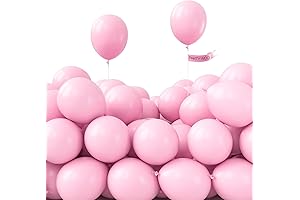 PartyWoo Pastel Pink Balloons: 120 5-Inch Decorations for Birthdays, Weddings, and Baby Showers