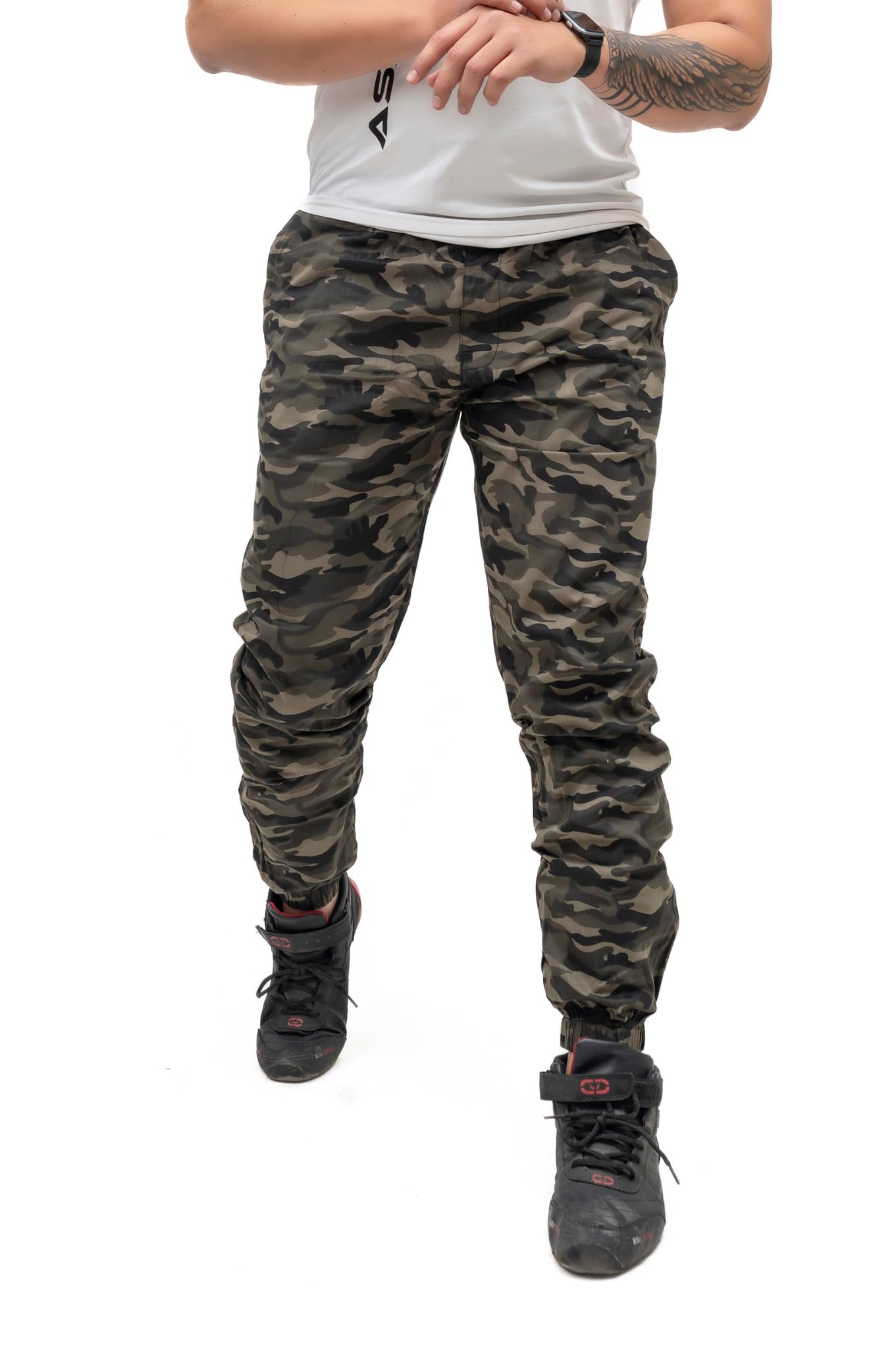 foxxy international Camo Jogger Track Pants for Men | Stylish Gym, Running & Casual Wear | Comfortable Active Wear Joggers with Elastic Waist & Pockets-picture-27
