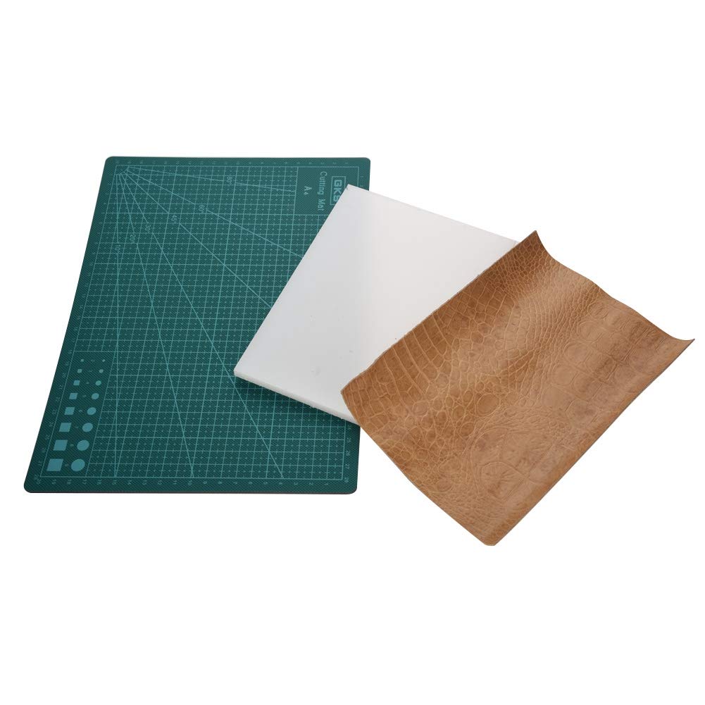 42 Pezzi Strumenti Artigianali in Pelle Punch Kit Cucitura Lavoro Scanalatrice Set da Cucito Kit Artigianale in Pelle Professionale per Progetti Artigianali in Pelle Fai da
