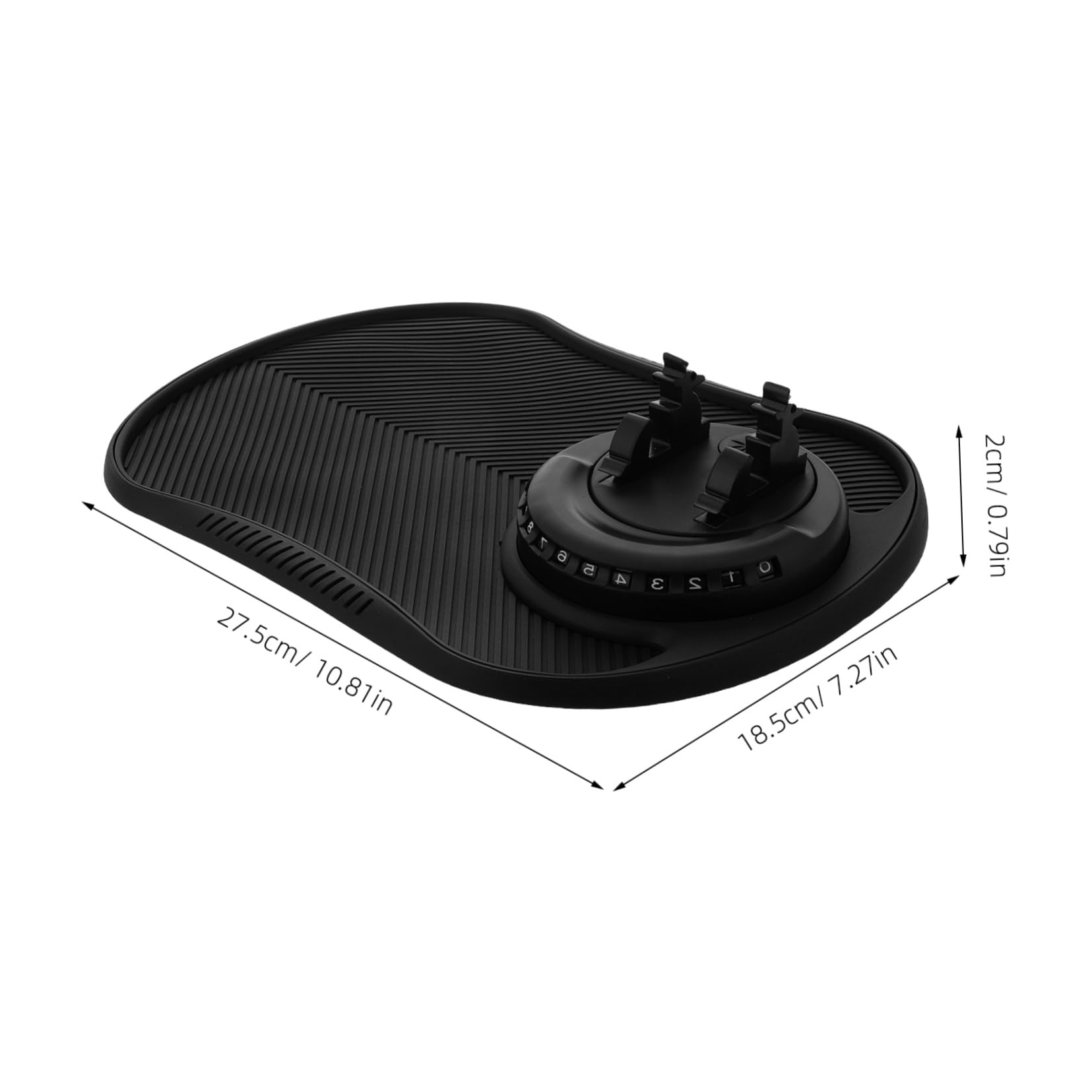 GRIRIW Car Dashboard Slip Mat for Holders Non Slip Grip Pad Dashboard Accessory Holder for Car Mat for Secure Storage and Easy Access