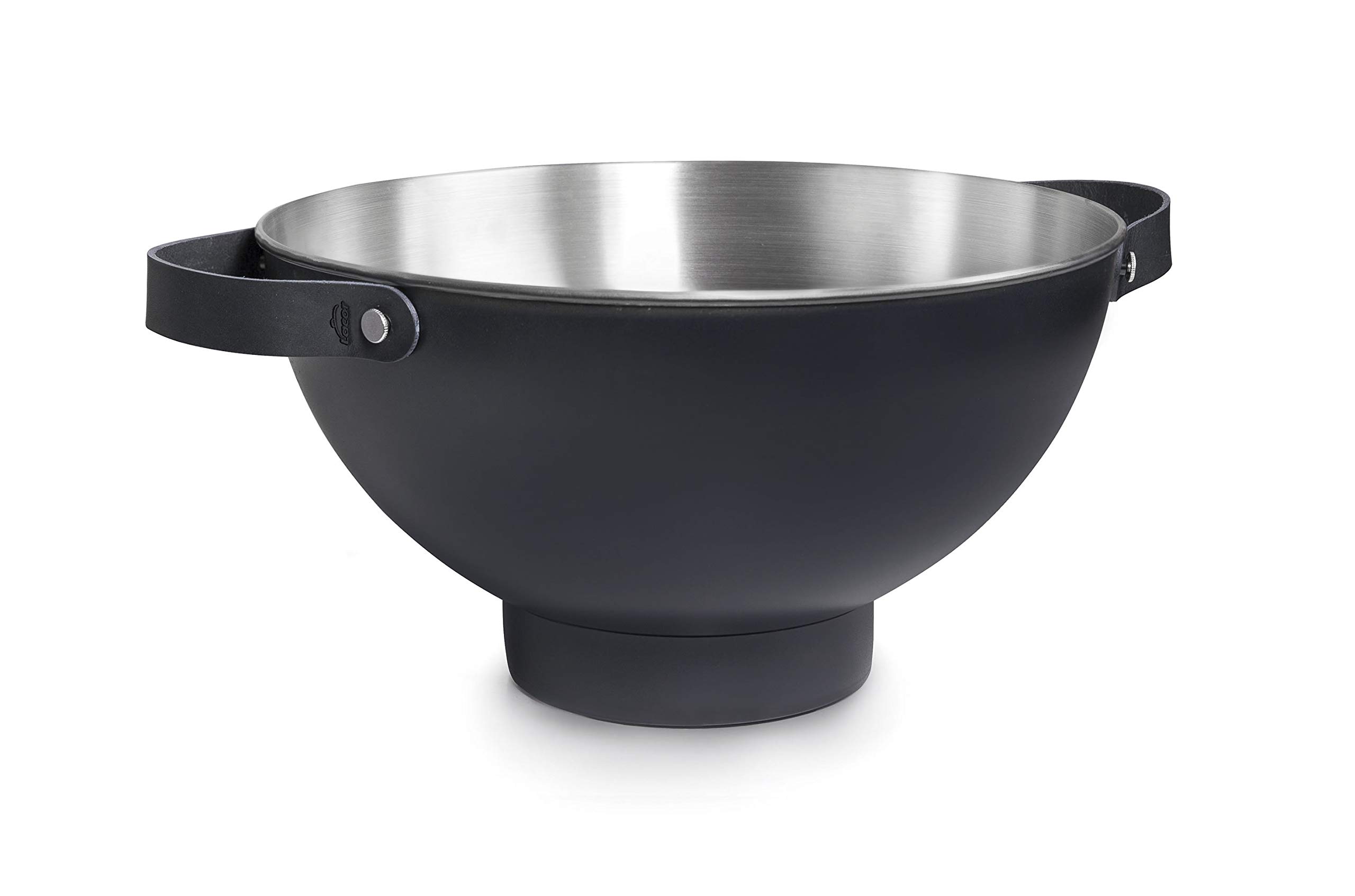 Lacor 65436 - Champanero Moon Black, Acero Inoxidable 18/10, 36 cm | En acero inox 18/10, enfría y presenta botellas con estilo; ideal para cocina profesional y uso diario en casa