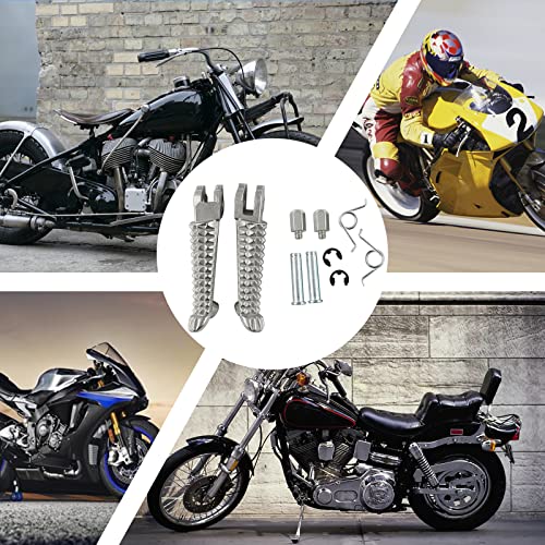 AHL Motorrad Vorne Fußstütze Pedal Fußrasten für Yamaha YZF R1 1998-2012/ YZF R6 1999-2012/ YZF R6S 2003-2008