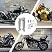AHL Motocicleta Delantero Estribera Reposapiés Conjunto para Yamaha YZF R1 1998-2012/ YZF...