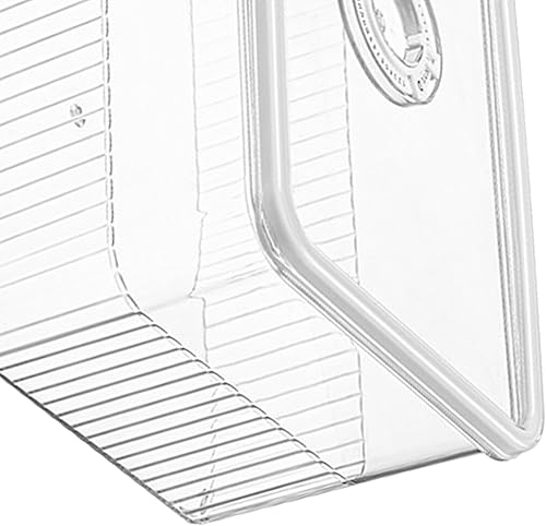 Miniatura 8 de TOPINCN Contenedor de almacenamiento de frutas para refrigerador, caja de almacenamiento para refrigerador con tapa, plástico transparente sellado