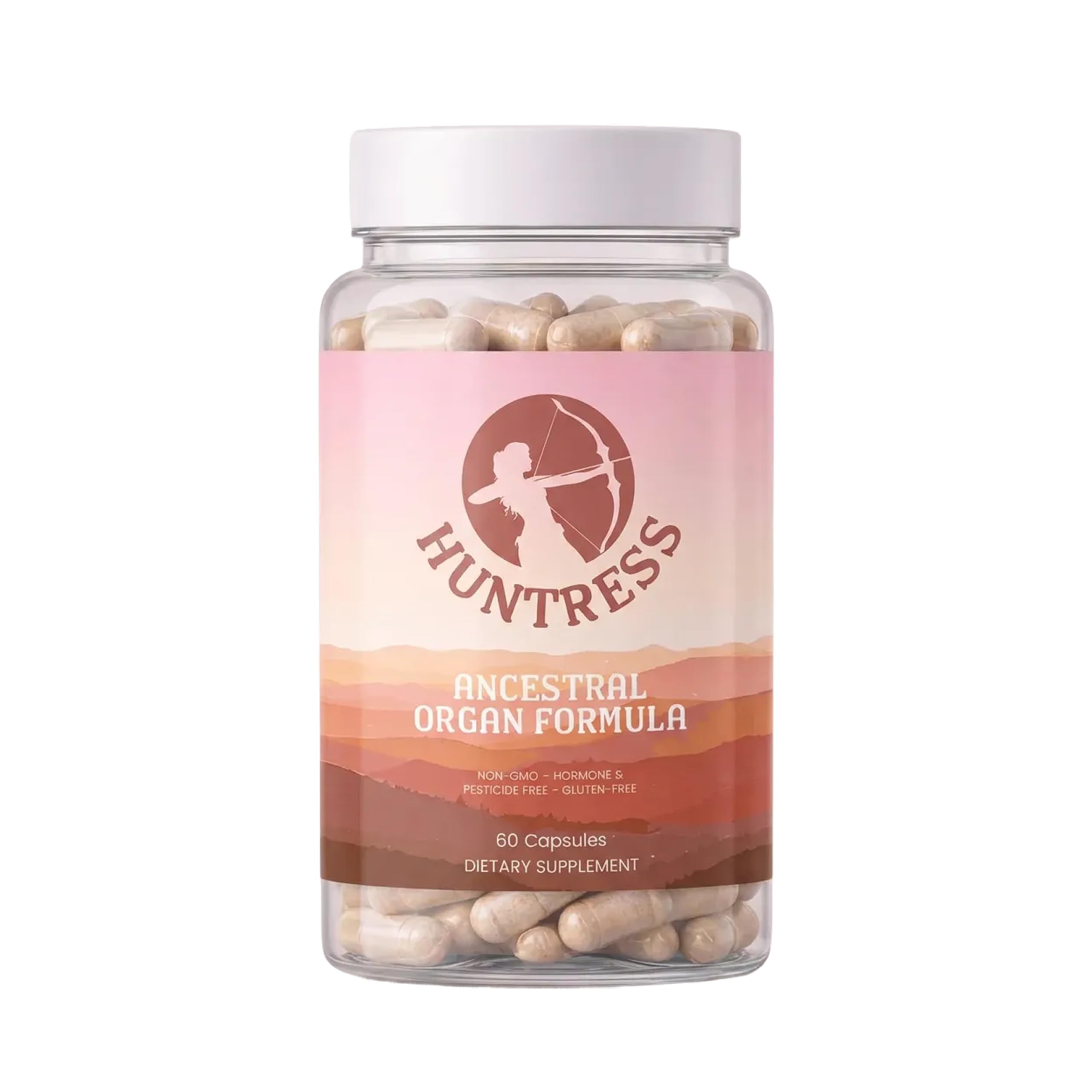 Huntress Beef Organ Supplement for Women – Liver, Heart, Kidney & 3 More | 100% Grass-Fed, Pasture-Raised | Hormone Balance, Energy & Vitality | Freeze-Dried | 3rd Party Tested