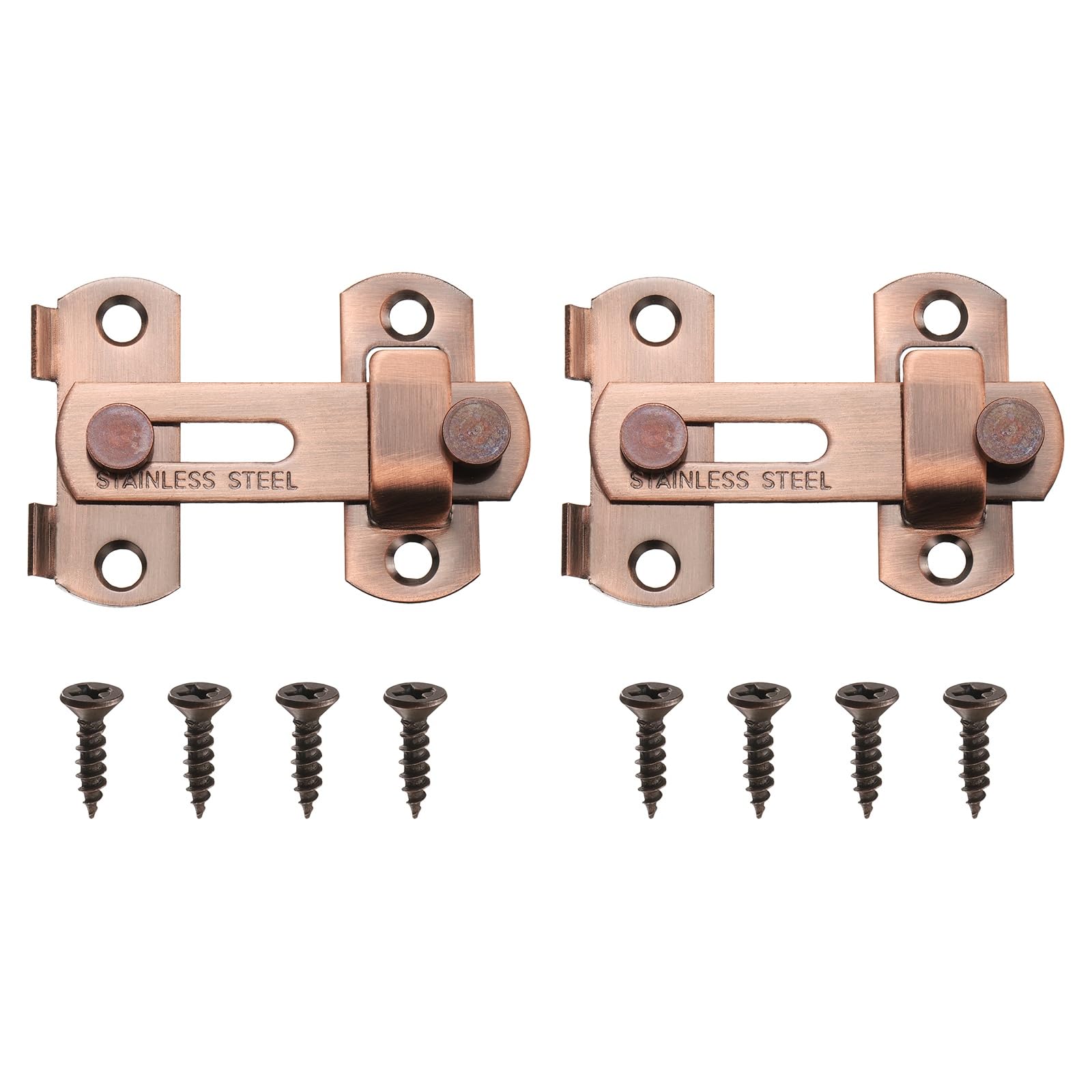M METERXITY 2-Pack Flip Latch Gate Latch