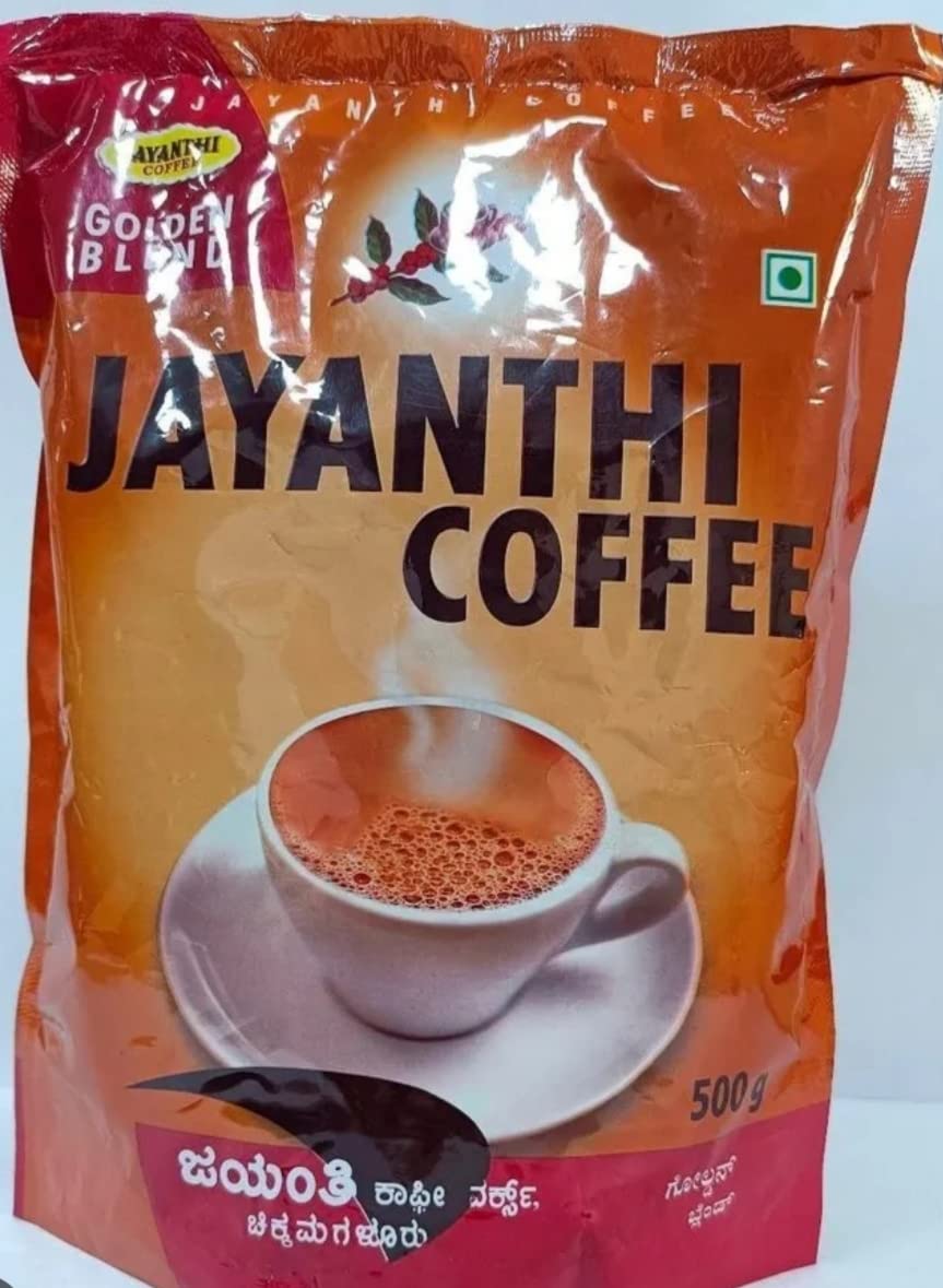 JAYANTHI Golden Blend Filter Coffee Powder 1kg, contains 15% Chicory, Filter grind (500 Gram x 2)-image-33