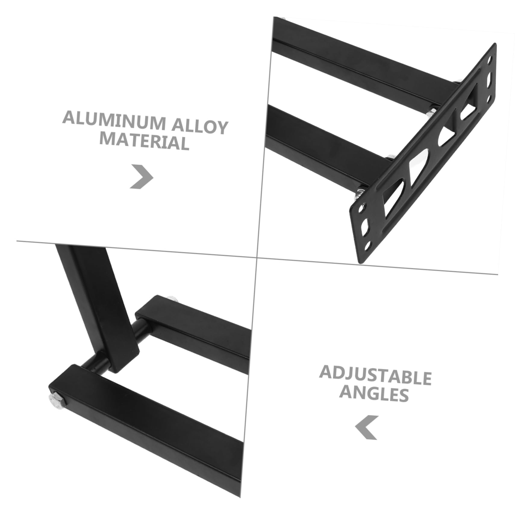 DOITOOL Soporte para Proyector de Pared Negro en Aleación de Aluminio Fuerte Estabilidad y Diseño Compacto Adecuado para Uso en Dormitorio o Junto Cama