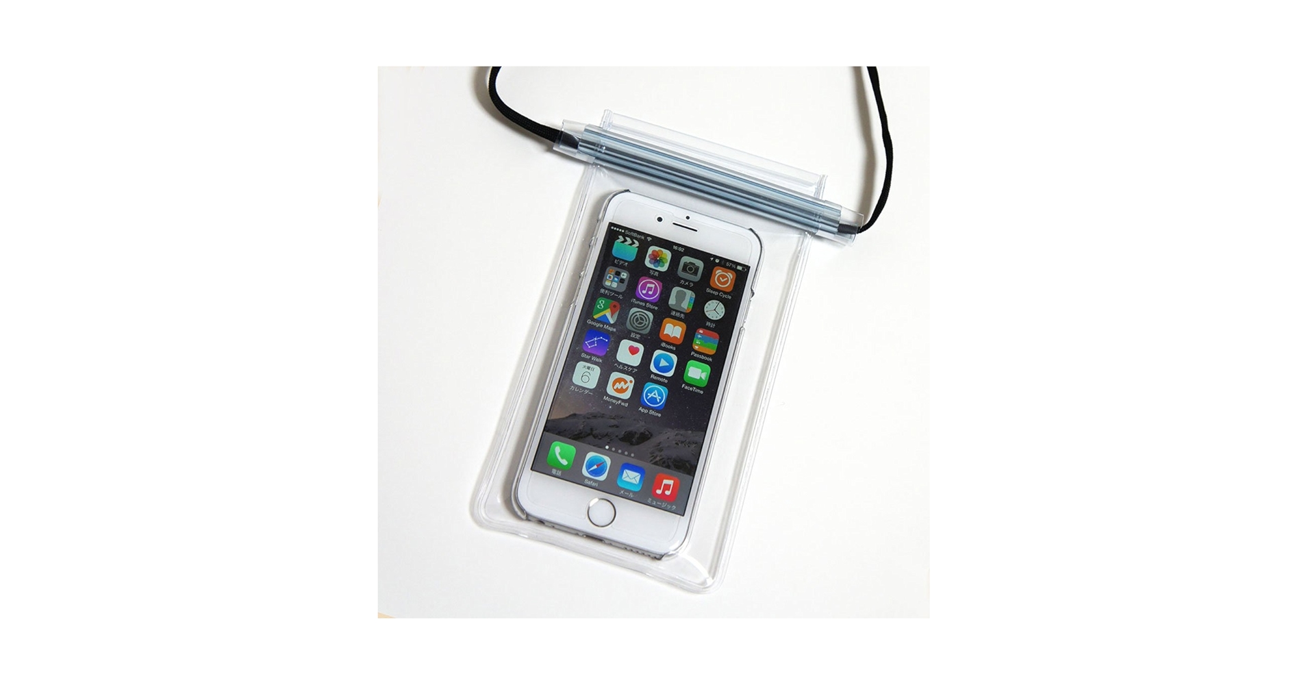 Amazon.co.jp: お風呂もOK iPhone 防水ケース 透明 ポーチ2枚入