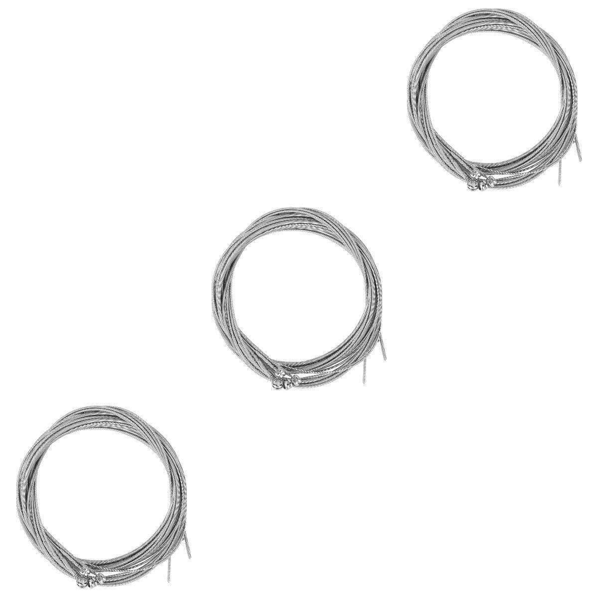 Toyvian 15stücke -saiten Saiten-bassgitarre Kompatibel Mit Silber Hochwertigem Für Anfänger Verpackung