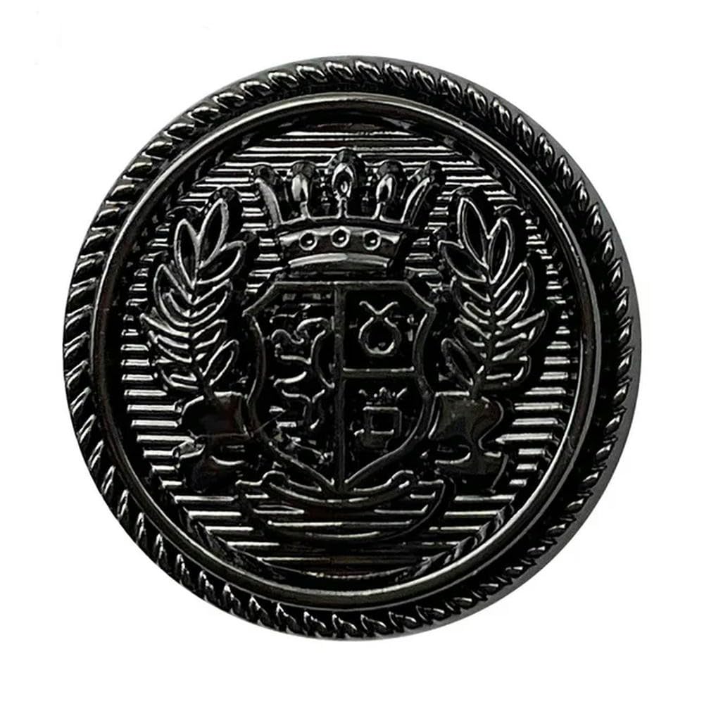 XDMING 10pcs Style Crown Design Vintage Clothing Buttons 15/18/20mm Golden Sewing Buttons British Style Jacket Coat Buttons