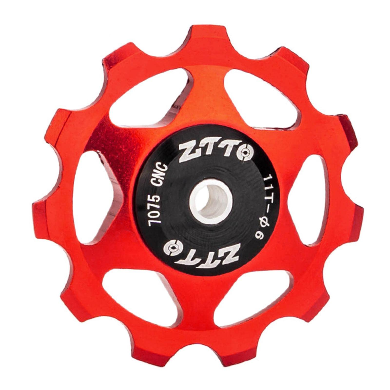 UJEAVETTE Bike Rear Derailleur Pulley 11T Parts Cycling Accessory Road Bike Pulleys red-image-35