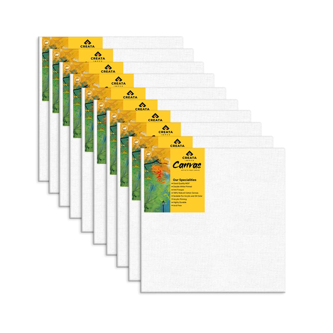 Creata® Cotton Canvas Board Board Canvas Boards for Painting