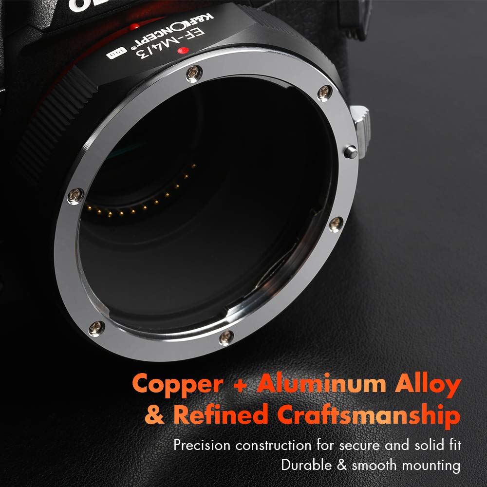Four Thirds To Nikon K&F Concept Canon EF To MFT Lens Adapter