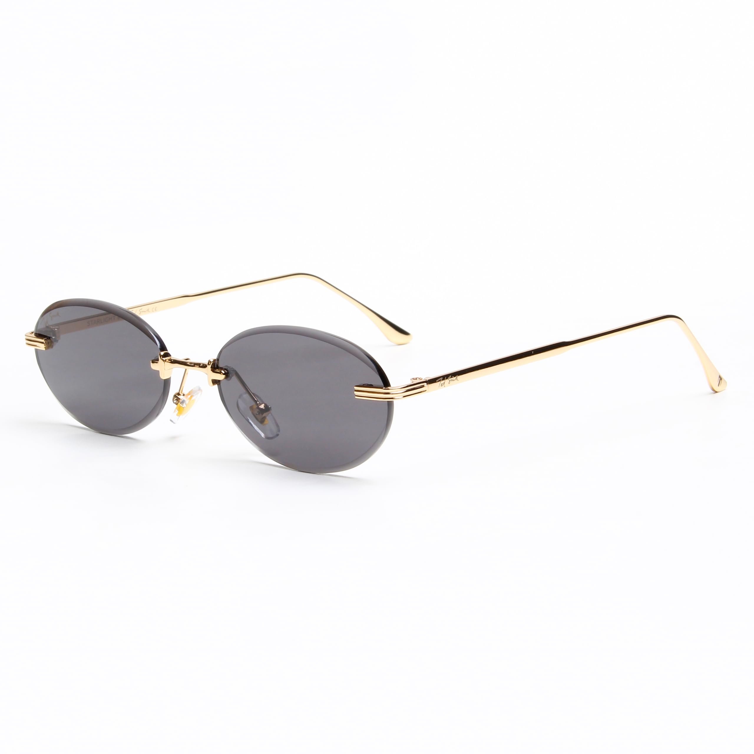 ted smith | Grey Oval Sunglasses | 100% Uv Protected | Women-picture-44