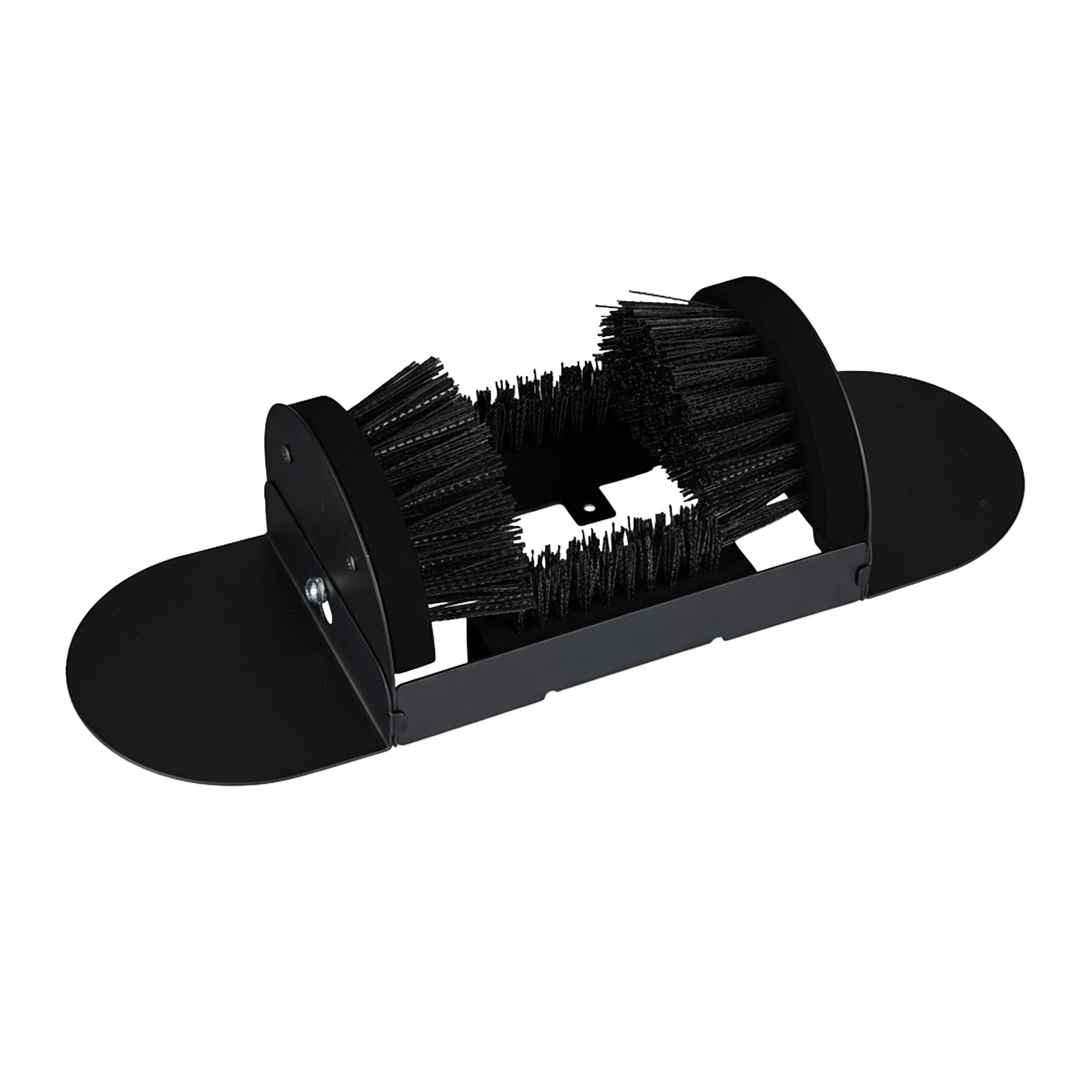 Gratte-Pieds brosses 3 faces paillasson extérieur Relaxdays noir