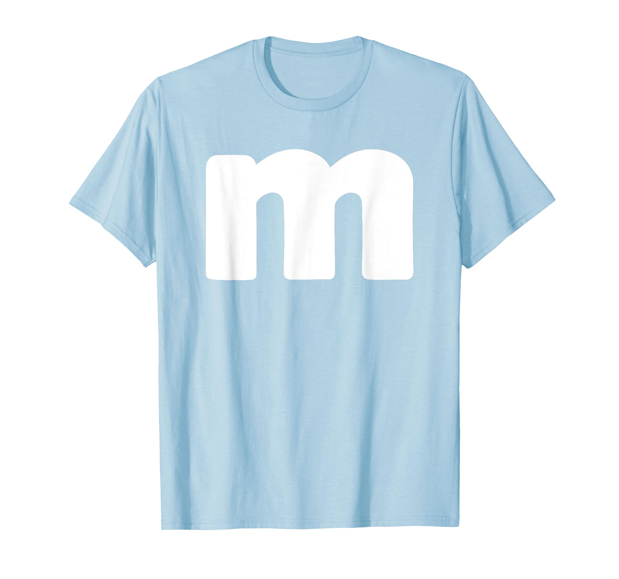 Letter M Alphabet Halloween Outfit Team & GroupFunny Letter M Groups Halloween Team easy lazy T-ShirtOEKO-TEX STANDARD 100