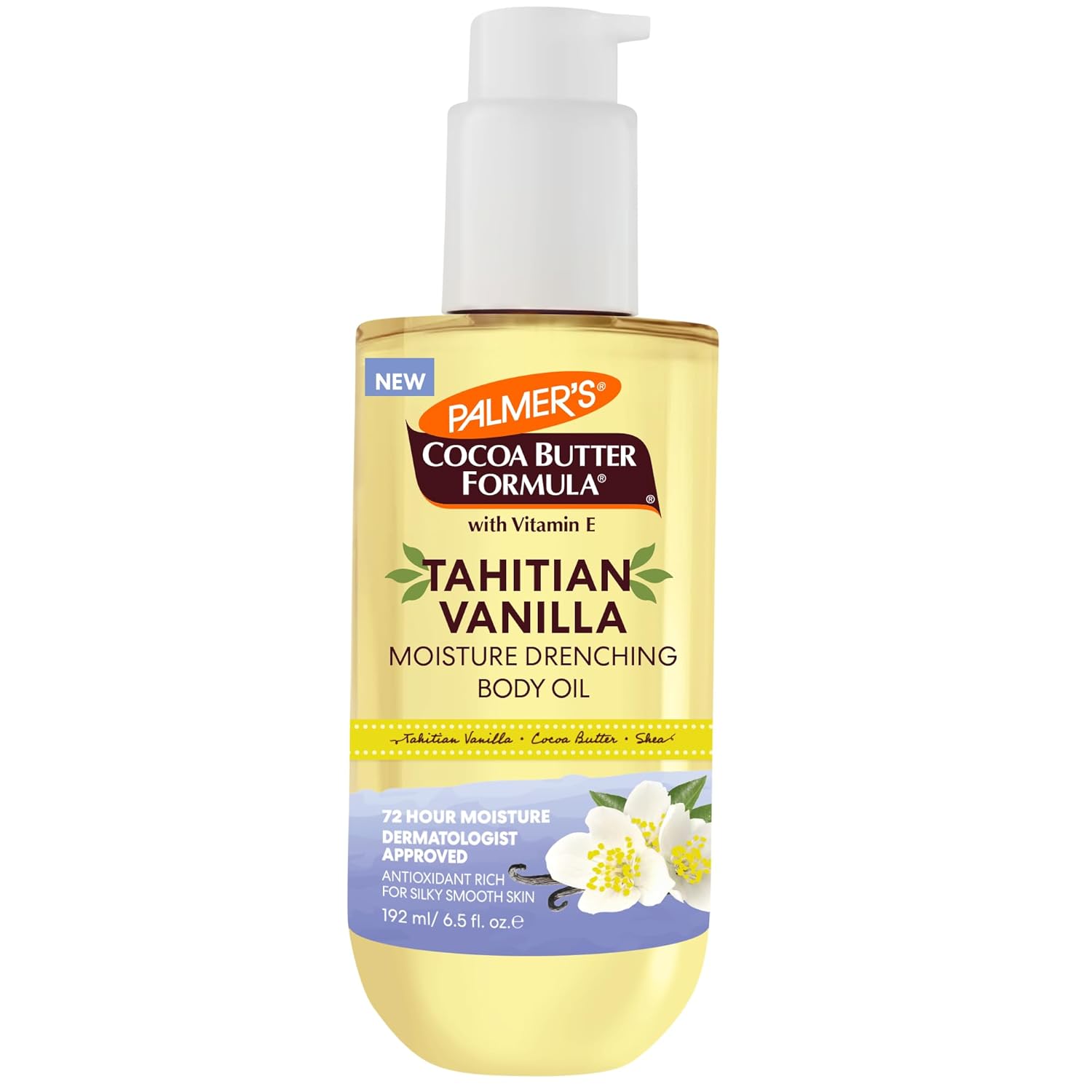 Palmer’s Cocoa Butter Tahitian Vanilla Body Oil 6.5 oz. (AVAIL. 7/25)