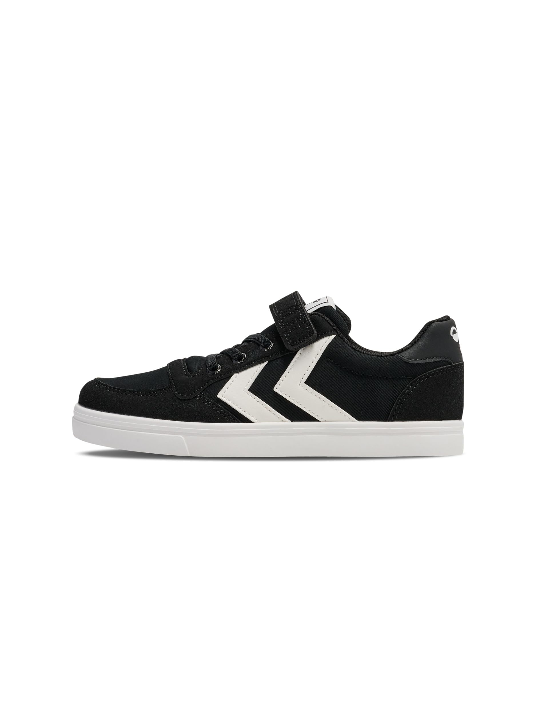 hummel Kids Slimmer Stadil Low Sneaker, Black, Size 38